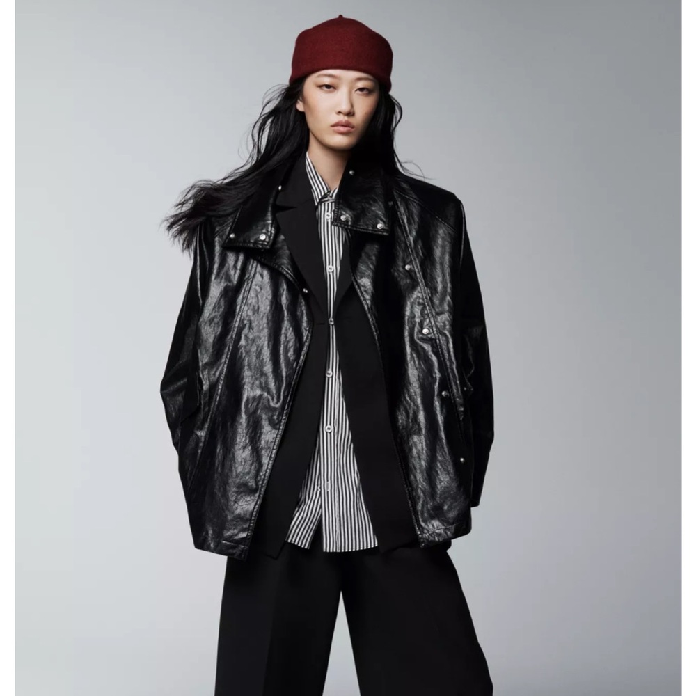 Zara Collection Faux Leather Jacket